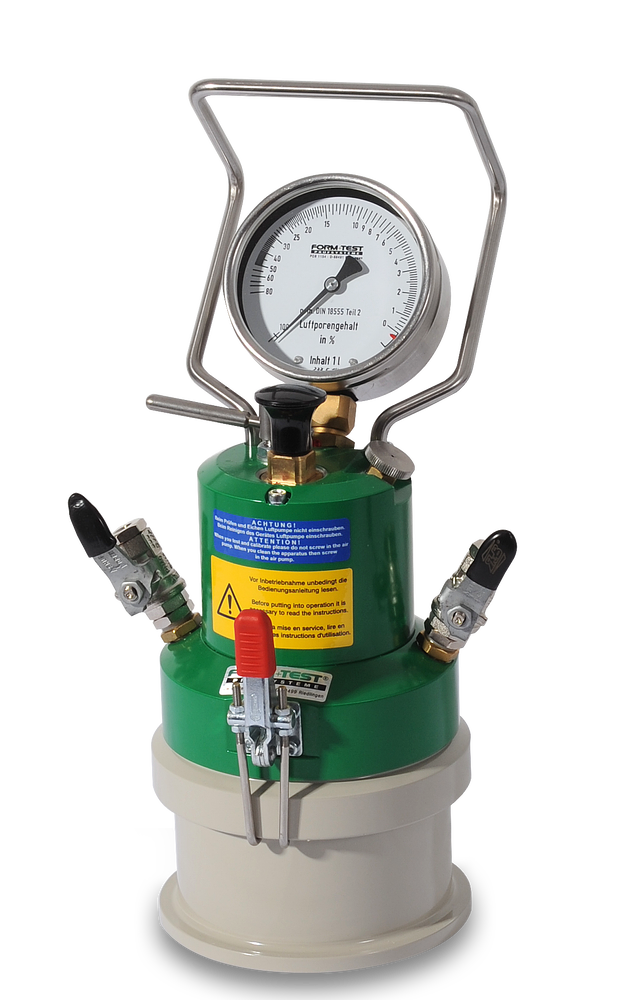 Légtartalom-vizsgáló készülék 0,75 literes