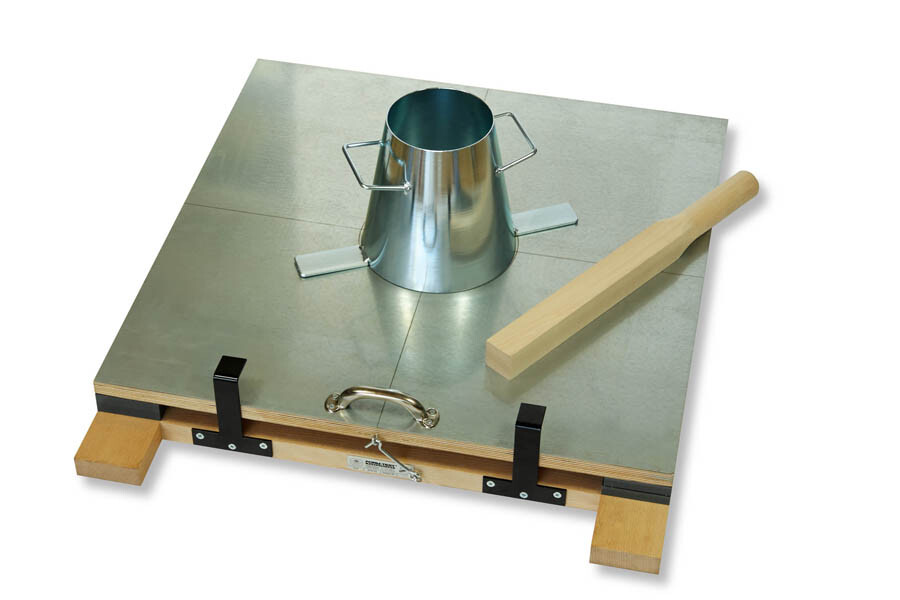 Friss beton konzisztenciájának meghatározása